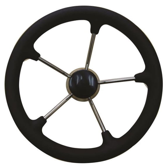 Uflex USA V48BFC 13.5 in. Steering Wheel with Black Cover