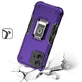 thumbnail image 2 of Designed for Motorola Moto G 5G 2024 Hybrid Cases with Magnetic Ring Holder Stand Kickstand Heavy Duty Rugged Drop Silicone Shockproof Phone Case Cover [Purple], 2 of 7