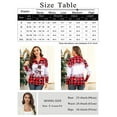 thumbnail image 6 of GymChoice Womens Christmas Sweatshirt Ugly Wavy Snowman Print Zip-Up Long Sleeve Shirt Fall Holiday Pullover, 6 of 6