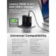 thumbnail image 5 of Cargador Lenovo 100W USB C de 4 puertos de carga rápida negro GaN, 5 of 8