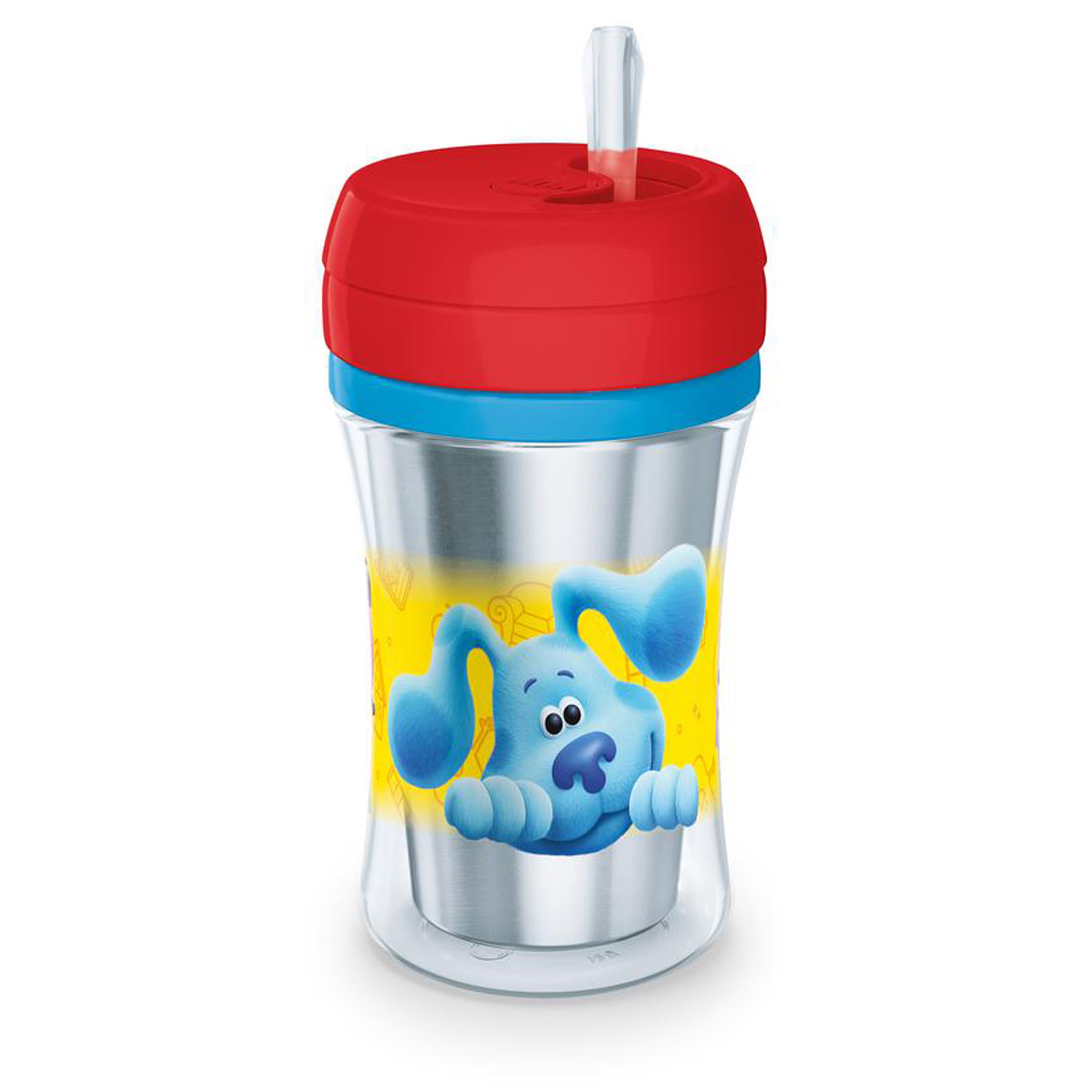 NUK Blue's Clues Insulated Straw Cup, 9 oz., 12+ Months