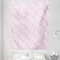 thumbnail image 1 of Feminine Tapestry, Beauty Accessories Hairdresser Mirror Barber Mirror Salon Shave on Polka Dots, Fabric Wall Hanging Decor for Bedroom Living Room Dorm, 5 Sizes, Pale Pink White, by Ambesonne, 1 of 1