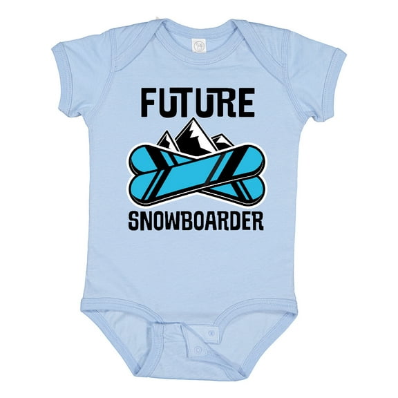 Inktastic Snowboarding Future Snowboarder Boys or Girls Baby Bodysuit