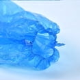thumbnail image 2 of Funda desechable de plástico transparente impermeable y a prueba de aceite de color azul 100/bolsa, 2 of 5