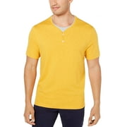 Tasso Elba Men's Layered-Look T-Shirt, Yellow, XL