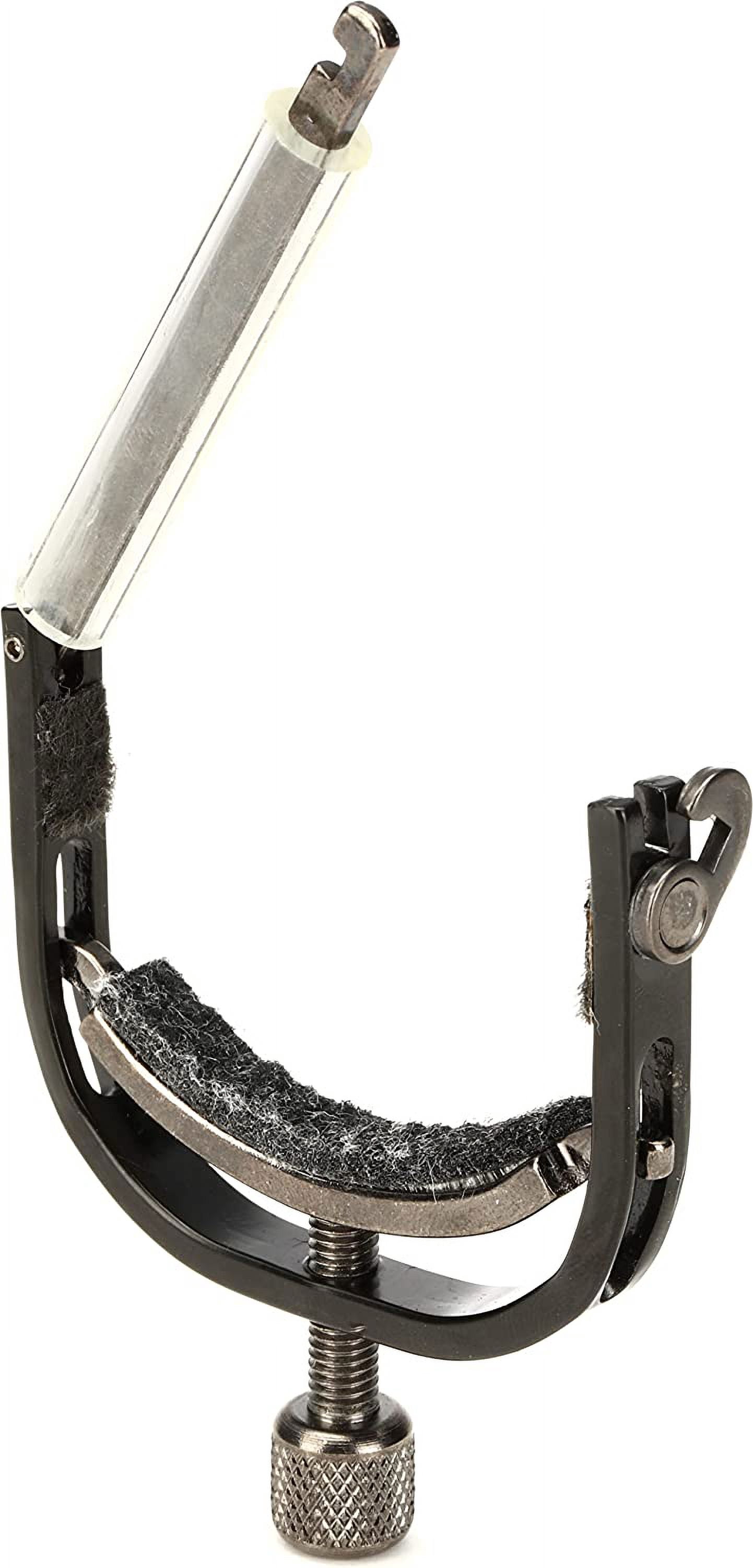 Paige Musical PBEW Banjo/Mandolin Capo-Fits up to the 4th Fret on a 5-String - Black Multi-Colored