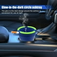 thumbnail image 4 of 5PCS Car Glow in the Dark Butt Bucket Ashtray, Portable Self-Extinguishing Smokeless Auto Cup Ash Holder with Lid, Mini Smellproof Cigarette Trash Accessories for Home Truck Office, 4 of 7