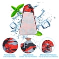 thumbnail image 3 of Uxcell Hard Hat Sun Shade, 4 Pack Cooling Skull Cap Quick Dry Neck Shade Cap for Men Women, Camo Red, 3 of 6
