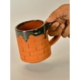 thumbnail image 3 of Sowpeace Brown Terracotta Mug of Happiness Coffee Mug15 oz Pack 1, 3 of 7