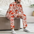 thumbnail image 7 of Daiia Hand Drawn Tomatoes for Men's Long-Sleeved Pajama Set – Soft & Comfortable Sleepwear Button-Up Pajamas Cozy Lounge Wear-XX-Large, 7 of 7