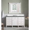 thumbnail image 2 of James Martin Vanities 650-V60s-Fpbl Brittany 60" Free Standing Single Basin Poplar Wood, 2 of 7