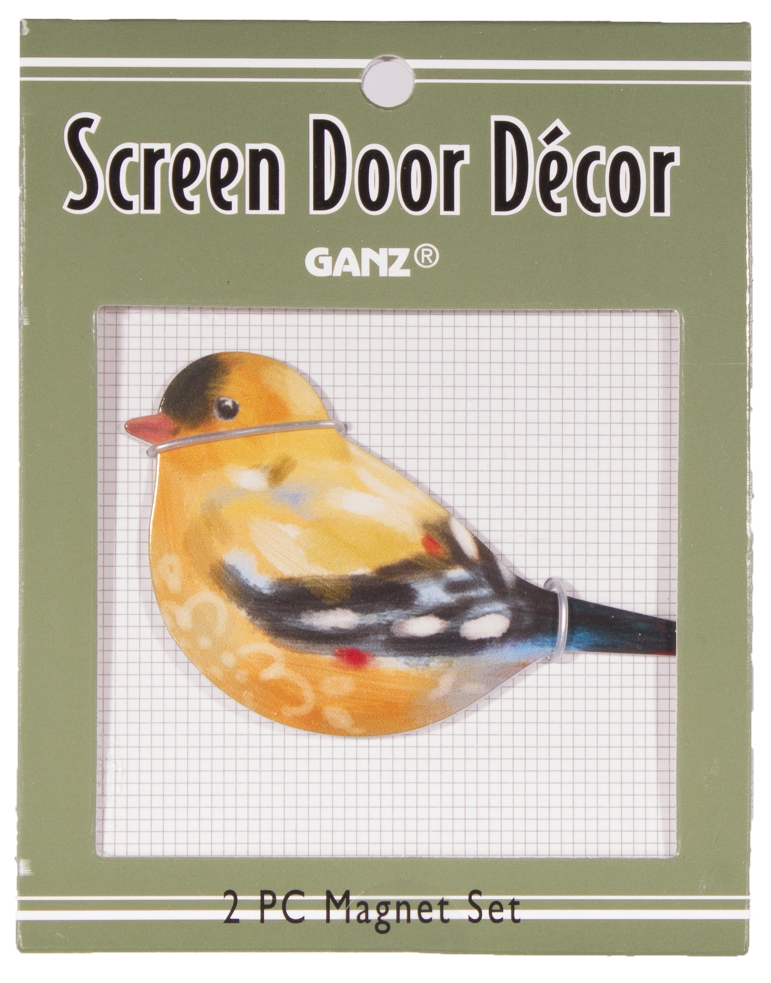 Garden Bird Collection Screen Door Screen Saver (Choose from 4
