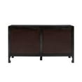 thumbnail image 6 of Linon Micah Two Door Wood Cabinet in Black, 6 of 19