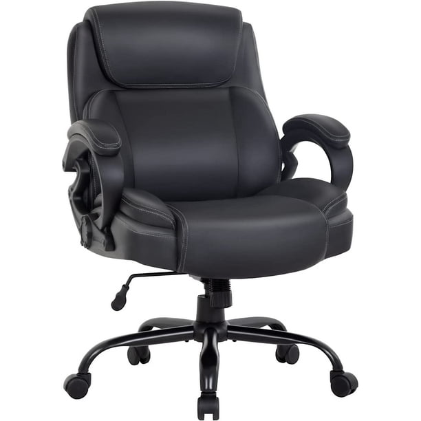 BestOffice Big and Tall Office Chair 400lbs Wide Seat Ergonomic Desk