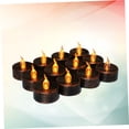 thumbnail image 3 of RUNROTOO 20 Pcs  Tea Lights Tealight Lamp Yellow Round For Home Ambience, 3 of 8