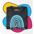 thumbnail image 3 of Shop4Ever We Wear Blue for Autism Awareness Rainbow Toddler's Cotton T-Shirt 2T Black, 3 of 6