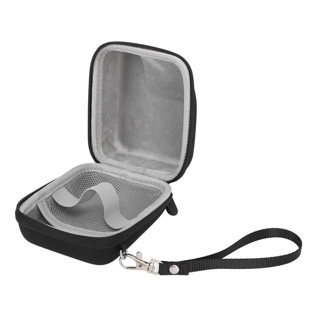 Estuche rígido para Polaroid Go EVA resistente a arañazos, protector portátil, bolsa de almacenamiento para cámara instantánea con cuerda de transporte para viajes al aire libre.