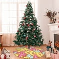 thumbnail image 7 of Yiaed Donut and Blue Print Christmas Tree Skirt , Tree SkirtsTree Mat for Christmas Winter Holiday Indoor Decorations-48", 7 of 7