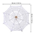 thumbnail image 2 of Bulk Umbrellas White Umbrella Wedding White Umbrella Lace Parasol Umbrella Bridal Shower Umbrella, 2 of 2