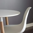 thumbnail image 2 of INSPIRER STUDIO Table d'Appoint Style Eames, Pattes en Bois Naturel (Ensemble de 1), 2 of 6