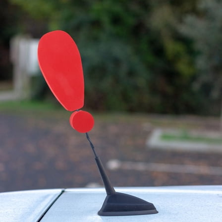 WEAVILUX 2-Pack Creative Car Antenna Toppers Weather Resistant Auto Exterior Accessories for Cars and Trucks