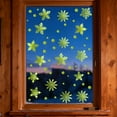thumbnail image 5 of Seyotauo Christmas Glowing Snowflake Wall Decals Christmas Party Supplies Decoration Glow in The Dark Snowflake Sticker Christmas Decor for Home Room Offices Supermarket Shop Window Glass Door, 5 of 9