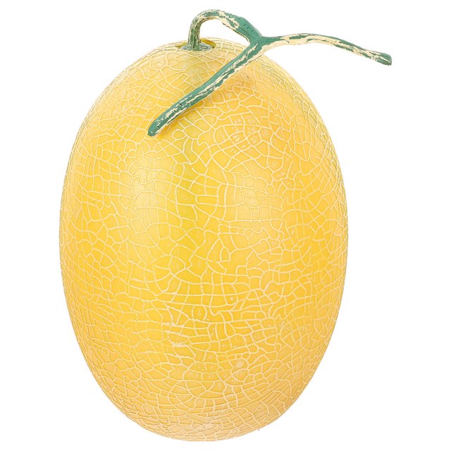 Moluckfu Artificial De Melón Cantalupo Para Con Detalles Realistas Y Plástico Resistente