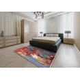 thumbnail image 4 of Ahgly Company Indoor Rectangle Mid-Century Modern Gunmetal Gray Oriental Area Rugs, Swatch Sample, 4 of 6