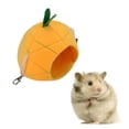 thumbnail image 3 of OOKWE Small Animal Hammock Fleece Bed Pineapple House for Chinchilla Chipmunk, 3 of 10