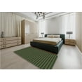 thumbnail image 5 of Ahgly Company Machine Washable Indoor Square Transitional Fern Green Area Rugs, 6' Square, 5 of 7
