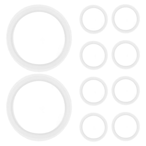 BRIGHTFUFU 10-Pack Bathroom Sink Mounting Sealing Gaskets, Kitchen Basin Drain Seal Washer for Leak Prevention
