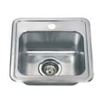 thumbnail image 3 of Desorden DE2683865 Stainless Steel 15 in Bowl Single Bar Sink, 3 of 4