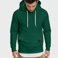 thumbnail image 2 of Cotton Hoodies For Men Mens Fall Clothes Men's Pullover Sweatshirt Hoodie Drawstring Collar Kanga Pocket Fashion Shirts, 2 of 6