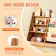 thumbnail image 4 of VEVOR Estantería de madera para niños de 4 niveles, organizador de juguetes para niños pequeños, estantería para libros para habitaciones de niños con estante para libros tipo eslinga de 6 capas, 4 of 9