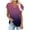 Multicolor2, variant on Jalioing Women's Summer Shirts Short Sleeve Cross V Neck Gradient Blouses Trendy Fashion Tunic Tops Outfits