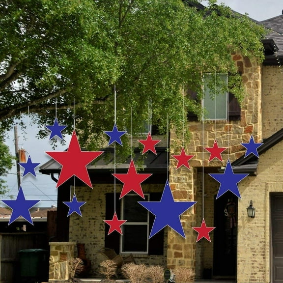 Victory Store 4th of July Hanging Stars Decor Set, American Independence Day