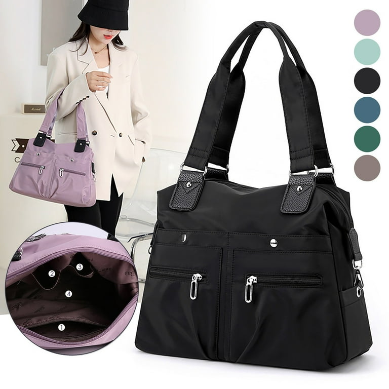 Hiroekza Tote Bag for Women Structured Handbags Shoulder Purse