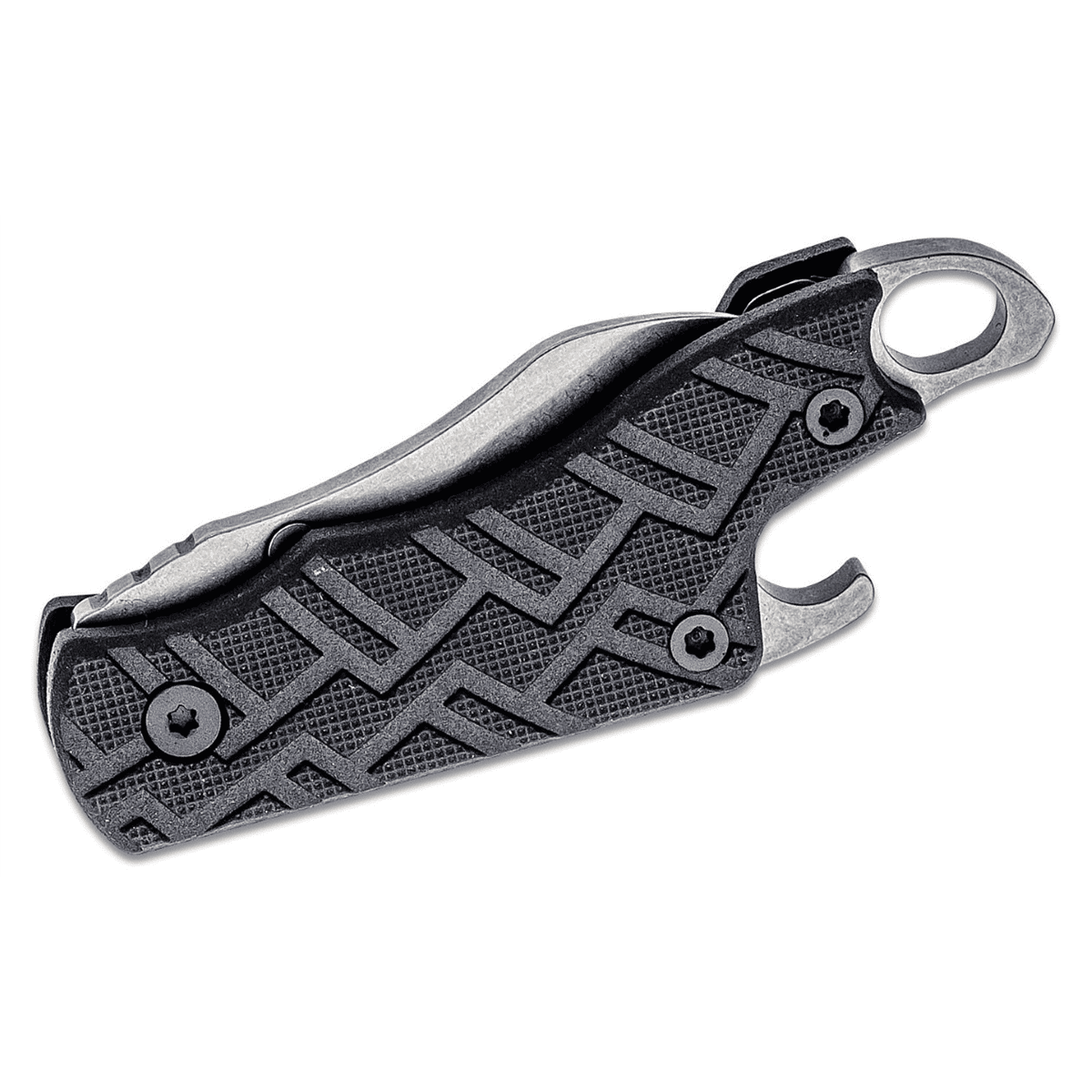 Kershaw Cinder Manual Open Liner Lock Drop Point Blade EDC Folding Pocket Knife with Stonewashed Finish - Black/Silver - 36 Piece Display
