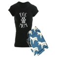 thumbnail image 1 of CafePress - Dog Mom Paw - Women's Dark Pajamas, 1 of 1