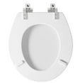 thumbnail image 3 of Bemis 26CHSLA 000 White Enamel Slow Close Benton Round Wood Toilet Seat, 3 of 5