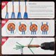 thumbnail image 3 of Herramienta para Torcer Cables de 4 Piezas, Pelacables y Torcedor, Herramienta para Pelar Cables de 3/5 Vías y Herramienta para Torcer Tapas de Cables, 3 of 5