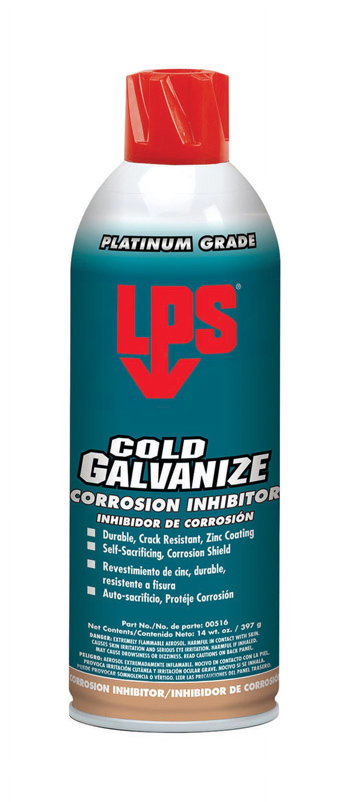 LPS 3 Premier Rust Inhibitor Spray - 20 Oz, Protects Metal For Up To 2 Years Indoors, Displaces Moisture, Forms Self-Healing Waxy Film