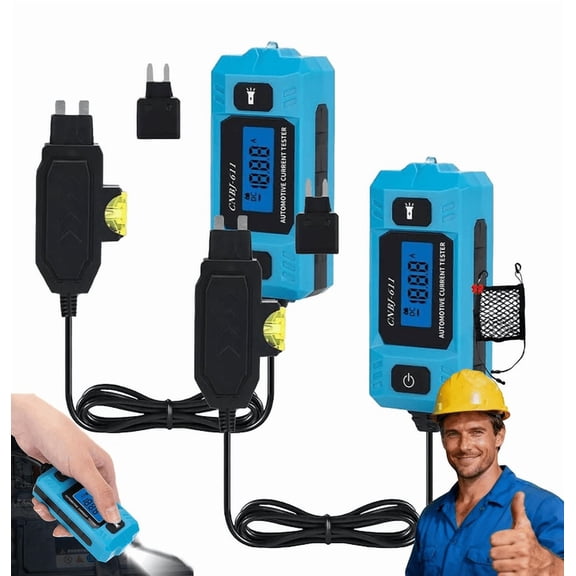 Automotive Circuit Fault Probe Tester, Short Finder with LED Display and Lighting, 2-in-1 Wire Tracer Electrical, Car Relay Tester, Circuit Breaker Finder for Car 2PC