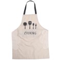 thumbnail image 6 of Cooking Apron Kitchen Cooking Apron BBQ Grilling Apron with Pocket for Women Men, 6 of 7
