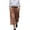 Coffee, variant on Women's Pants, Effortless Wide Leg Casual Cropped Pants for Everyday Style Breathable Blend Trousers with Relaxed Fit for Travel Work and Leisure White L