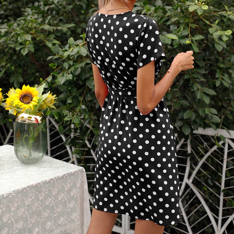 womens black polka dot dress Nellie Maxi Dress | Black Polka Dot | Womens