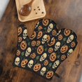 thumbnail image 5 of Cute Oven Mitts,Skull Pumpkin Halloween Pattern Oven Mitt 2-Pack Set,Kitchen Gloves for Oven,Heat Resistant Oven Mitts 7.7"x12", 5 of 7