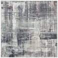 thumbnail image 6 of SAFAVIEH Monray Lyssa Geometric Polyester Area Rug, Charcoal/Ivory, 7' x 7' Square, 6 of 7