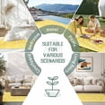 thumbnail image 6 of Yellow Lemon Outdoor Rug for Patio/Deck/Porch, Non-Slip Large Area Rug 4 x 6 Ft, Summer Botanical Watercolor Modern Art Indoor Outdoor Rugs Washable Area Rugs, Reversible Camping Rug Carpet Runner, 6 of 8