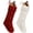 Burgundy,ivory, variant on Christmas Stocking Sets 18 Inches Large Size Cable Knitted Stocking Gifts & Decorations for Family Holiday Xmas Party